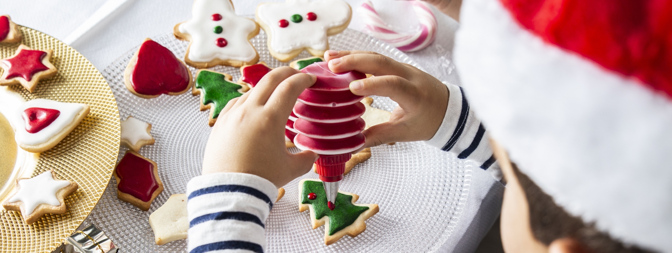 Cookie Decorating Christmas at home